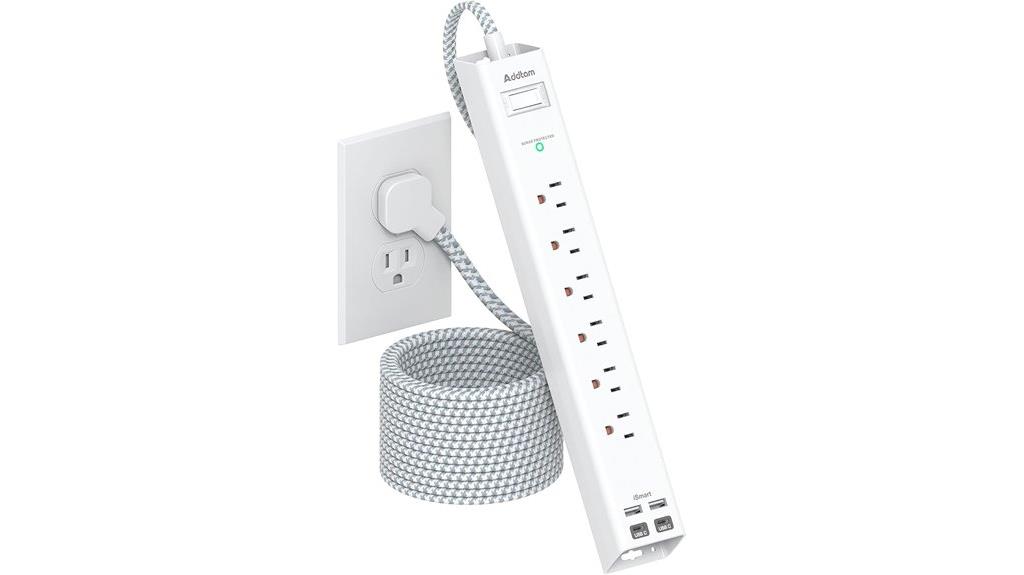 10 foot surge protector extension
