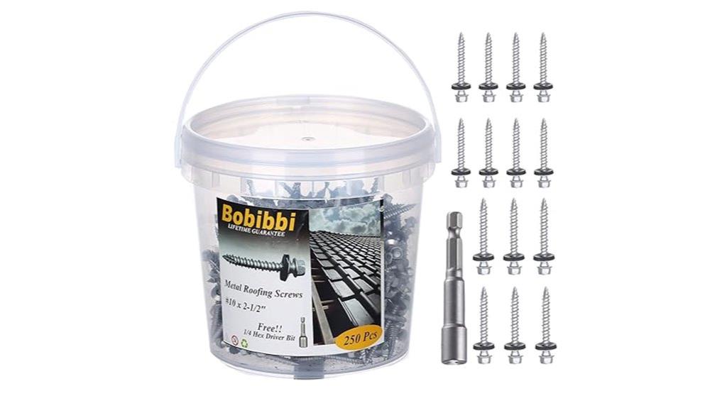 10 inch metal screws