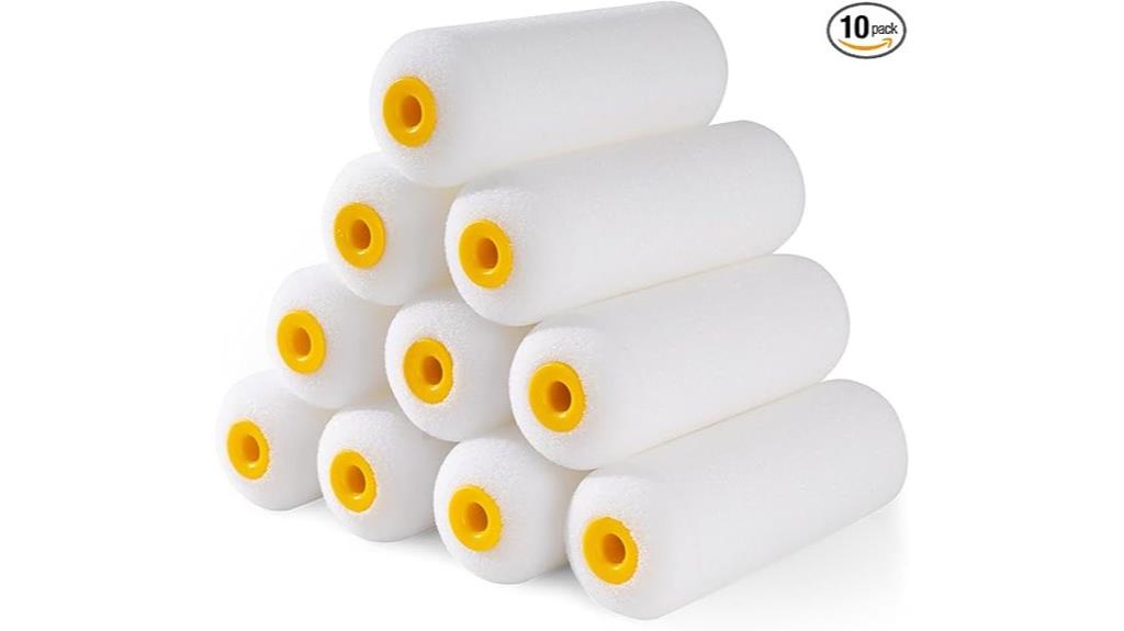 10 pack foam paint rollers