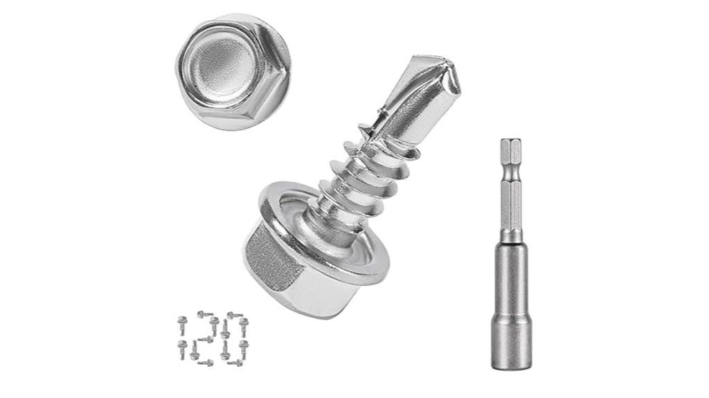 120 piece stainless steel screws