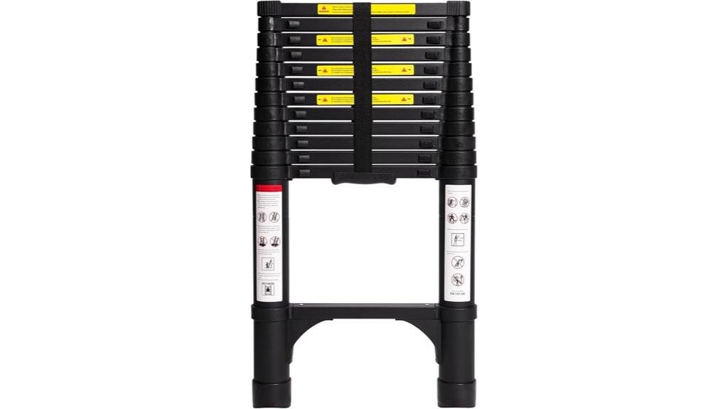 12 5 foot aluminum telescoping ladder