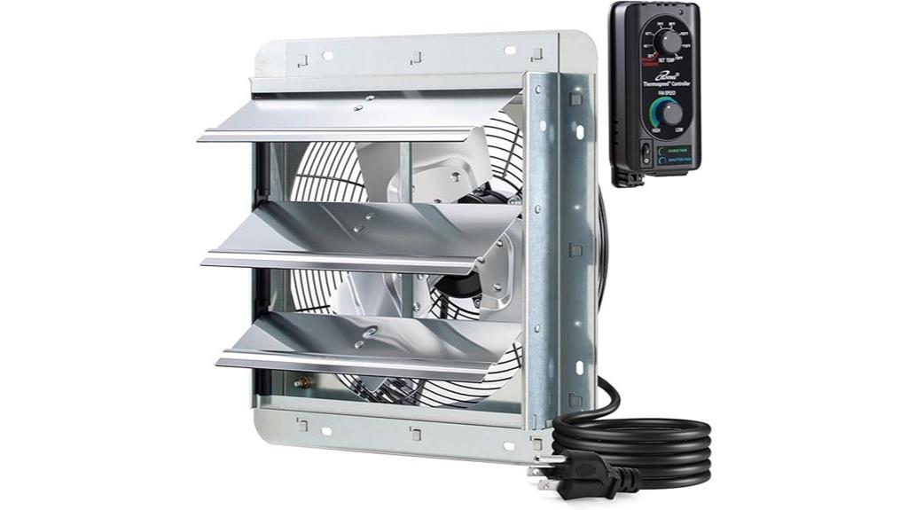 12 inch wall mounted exhaust fan