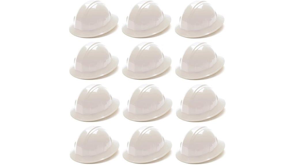 12 pack full brim helmets