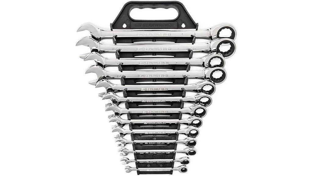 13 piece sae ratcheting wrenches