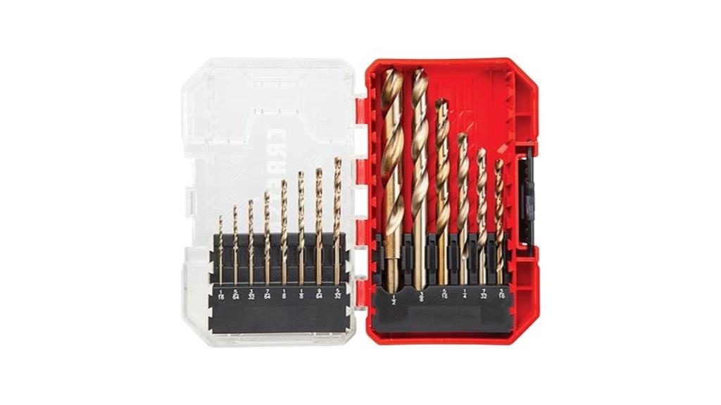 14 piece gold oxide drill set
