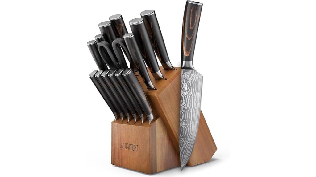 15 piece yatoshi knife set