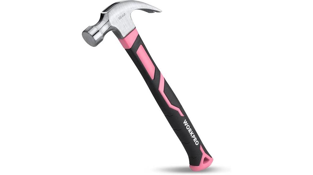 16 oz fiberglass claw hammer