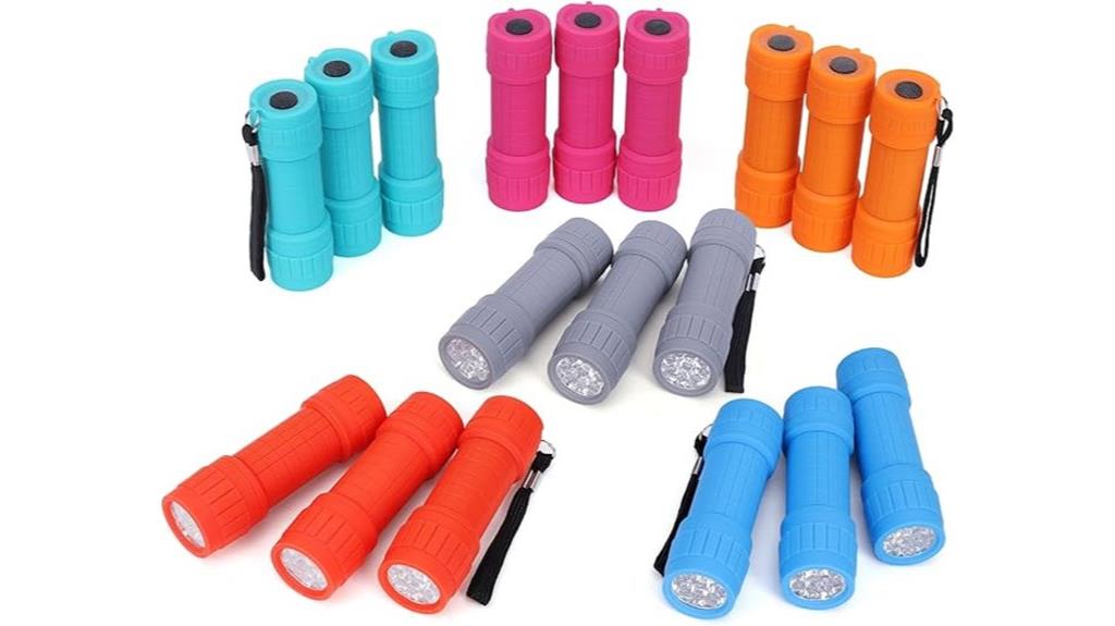 18 pack mini flashlight set
