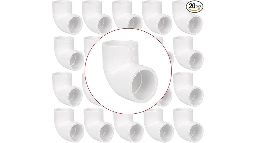20 pack 3 4 elbow fittings