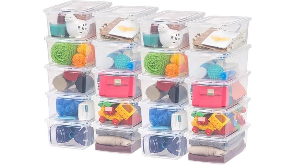 20 piece storage bin set