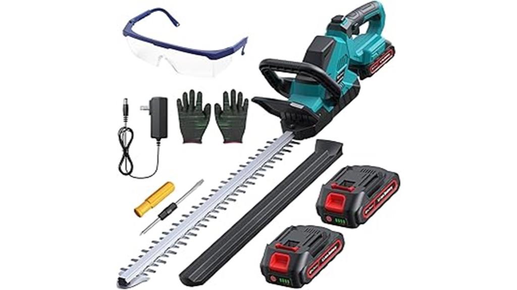 20 volt battery hedge trimmer