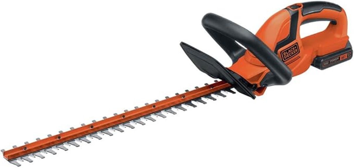 20v max cordless hedge trimmer