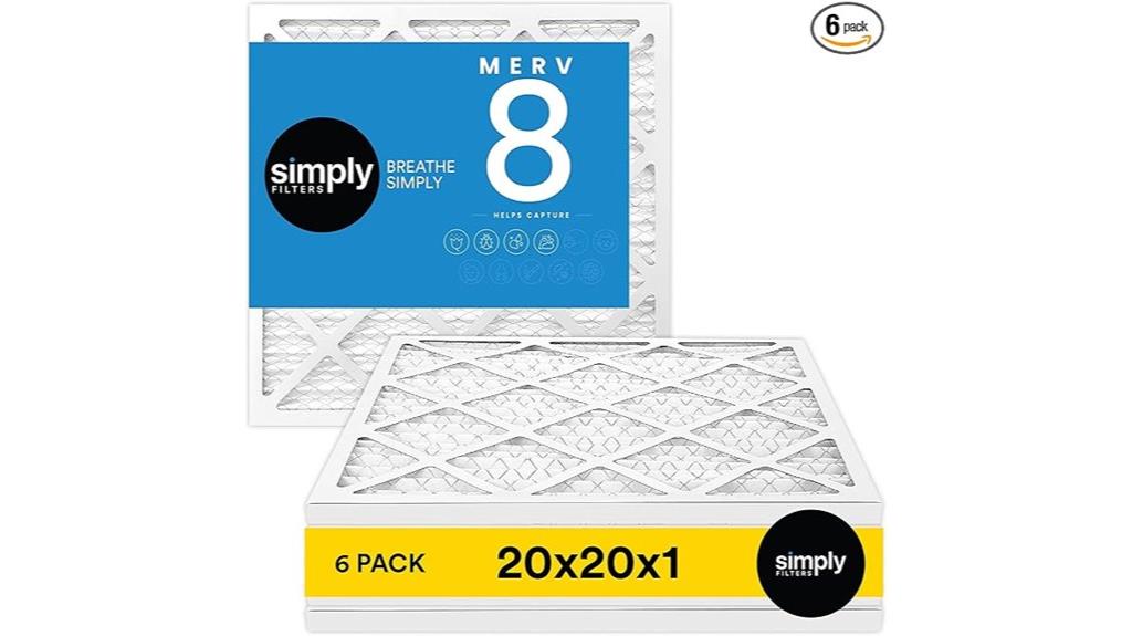 20x20x1 merv 8 filters