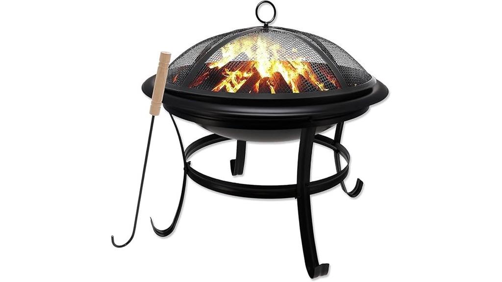 22 inch outdoor fire pit