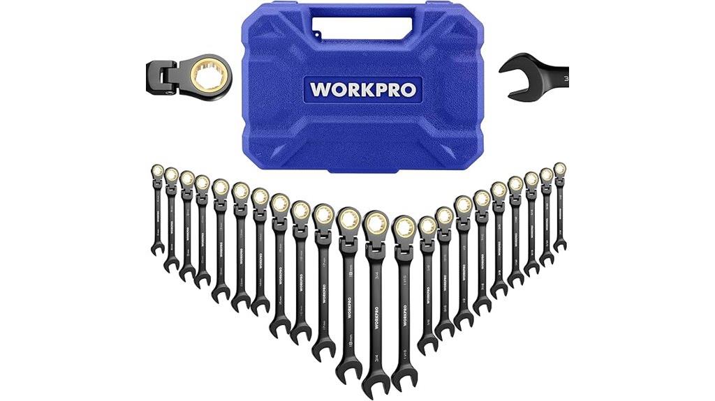22 piece ratchet wrench set