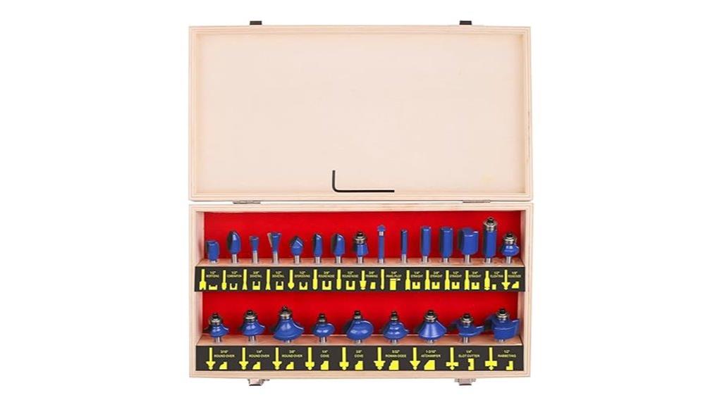 24 piece router bit set
