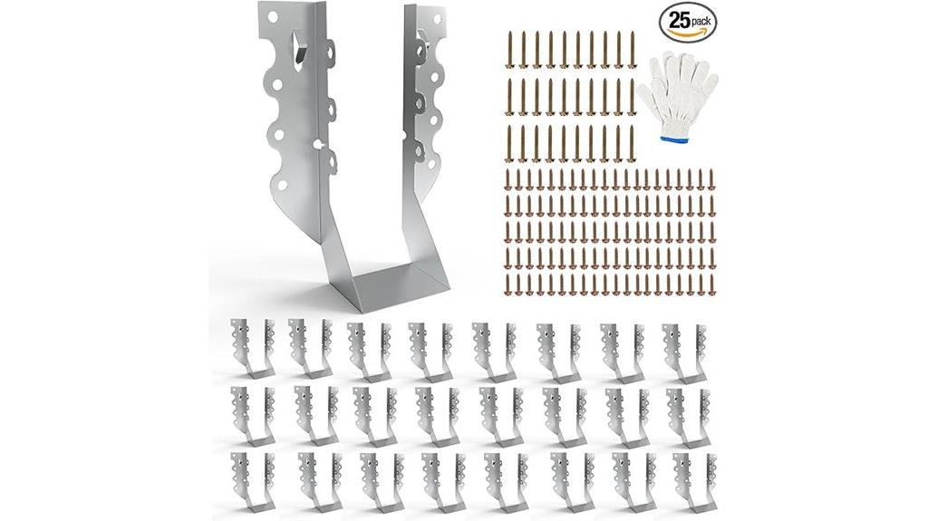 25 piece joist hangers