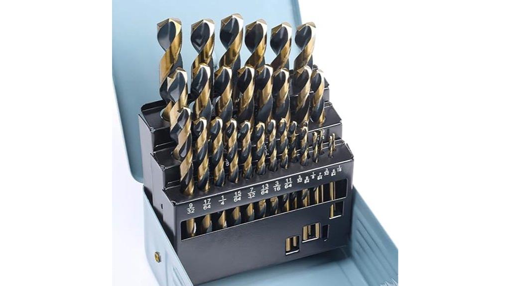 29 piece black gold drill
