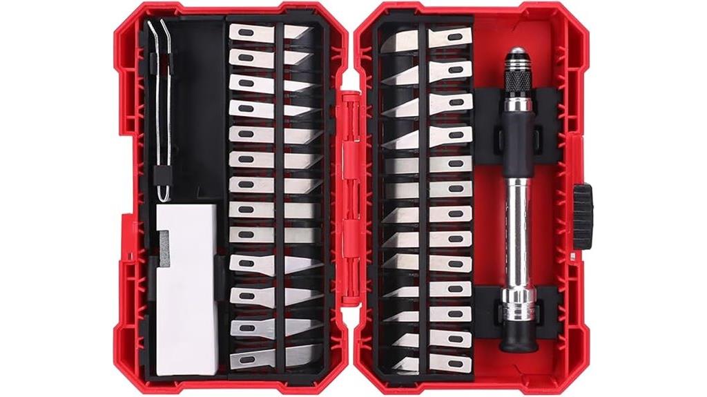 29 piece hobby knife set