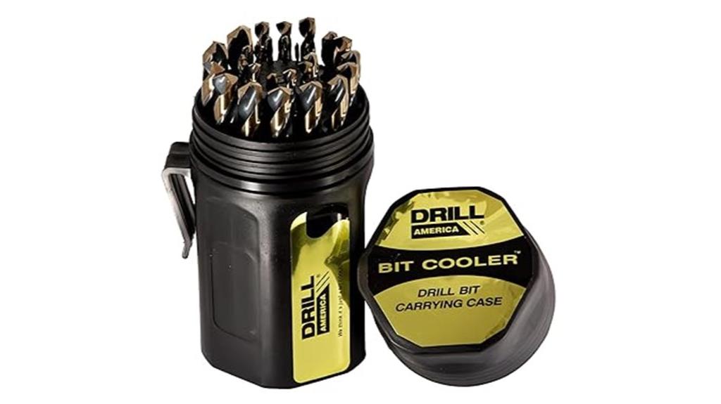 29 piece steel drill set