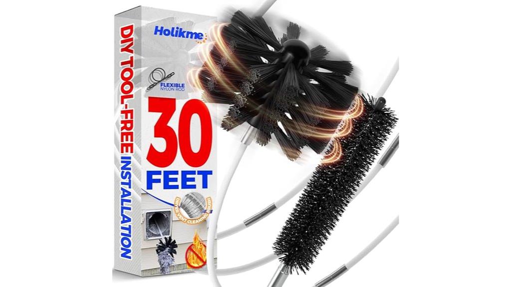 30 foot dryer vent cleaner