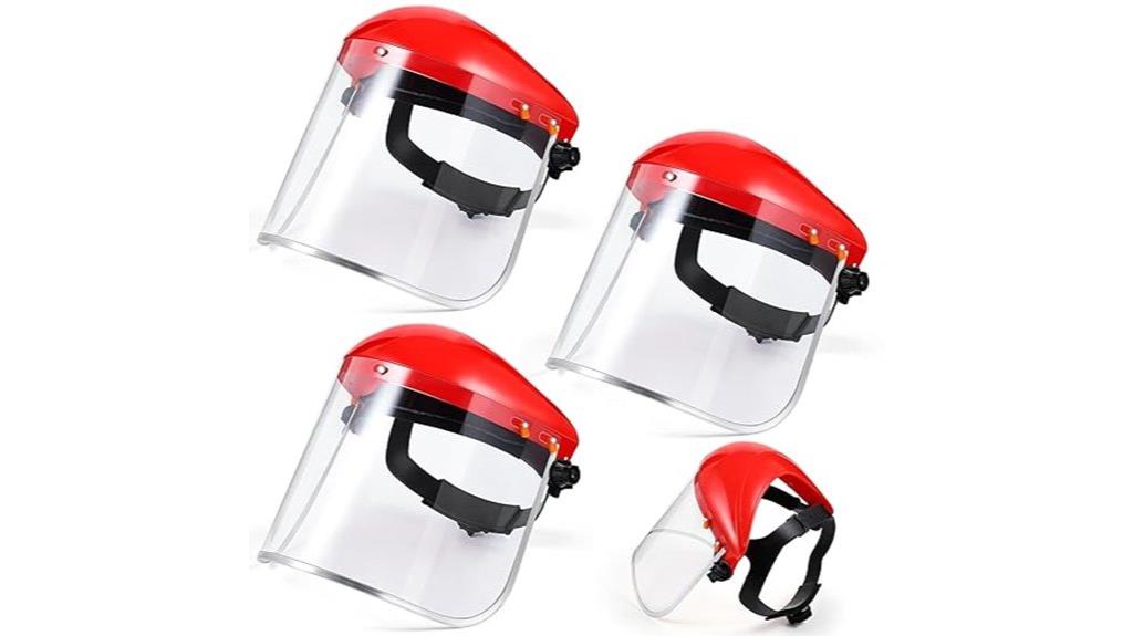 3 pack safety face shields