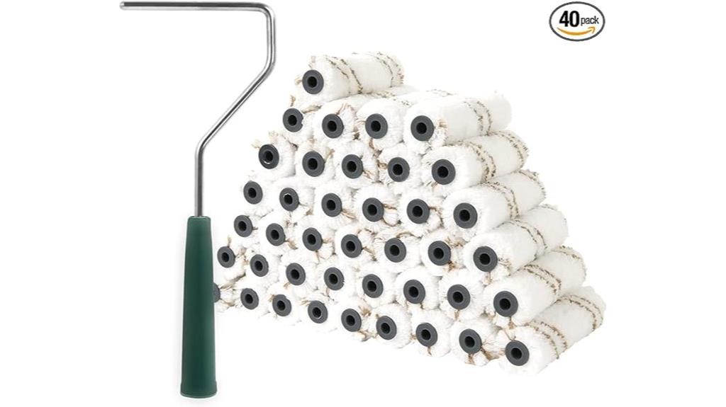 40 pack microfiber rollers