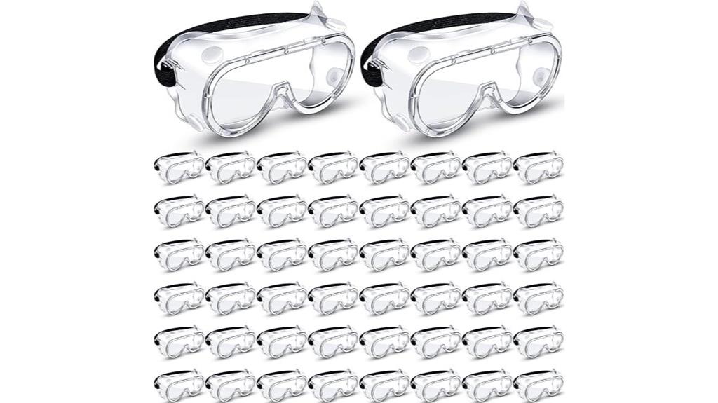 50 pack safety goggles