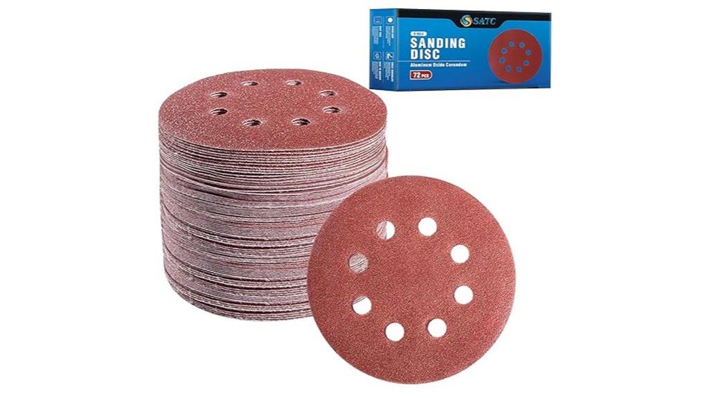 72 piece sanding disc set