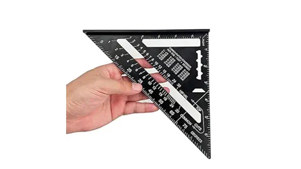 7 inch aluminum rafter square