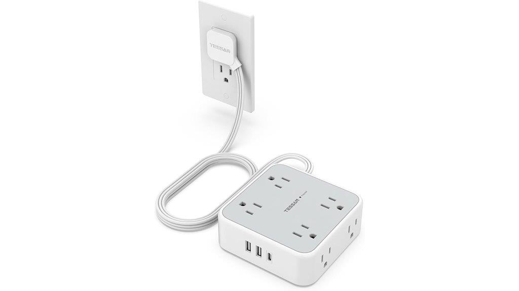 8 outlet usb surge protector