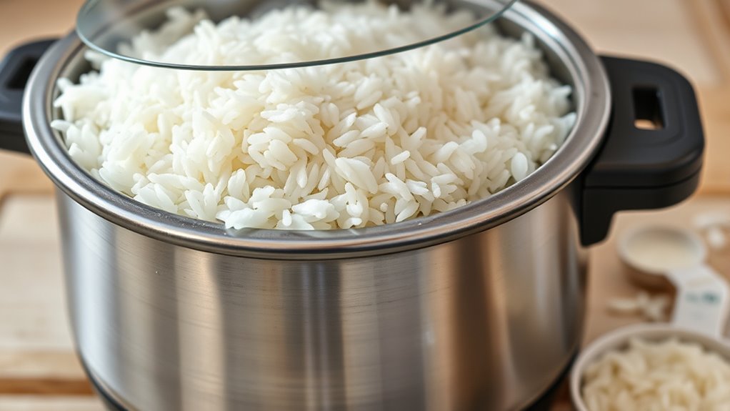 adjust rice water ratios