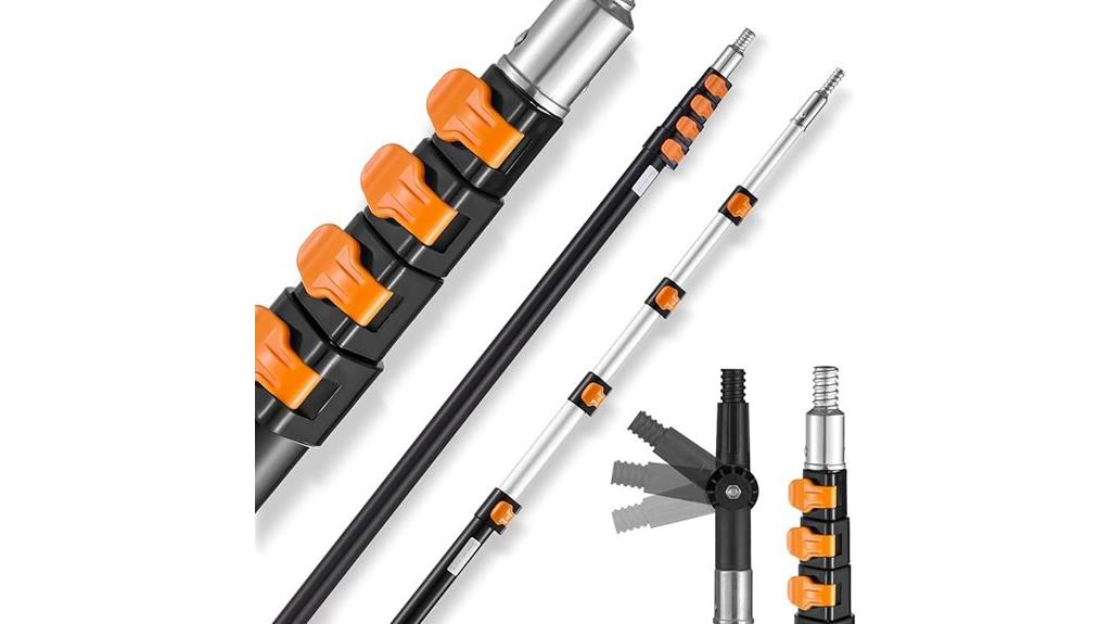 adjustable 7 30 ft pole