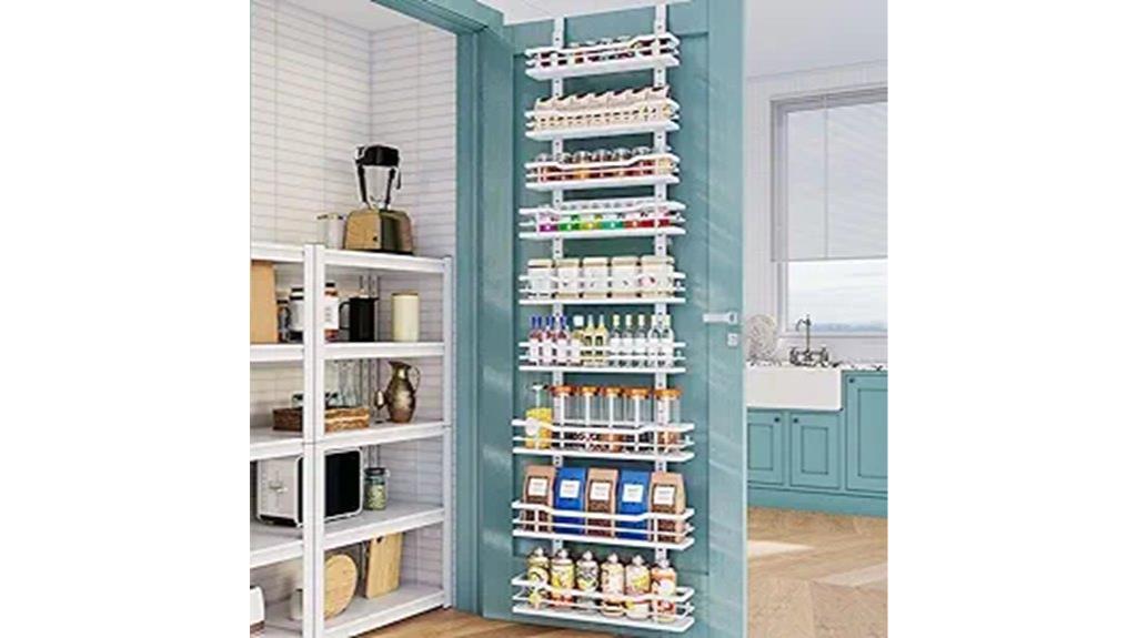 adjustable 9 tier metal organizer
