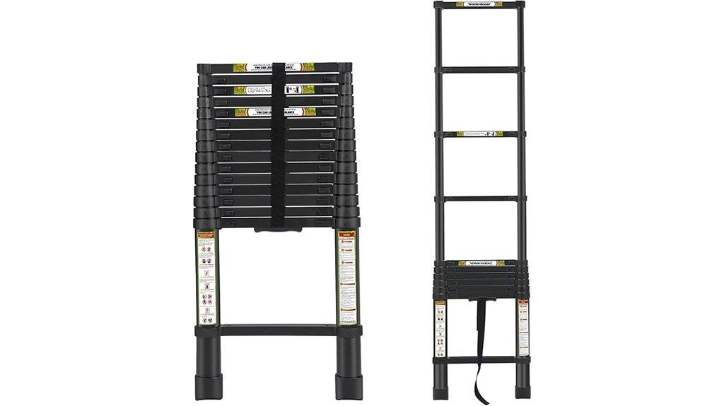 adjustable aluminum ladder