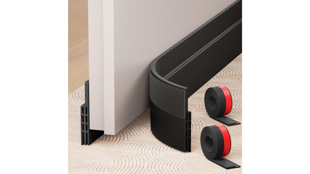 adjustable door draft stopper