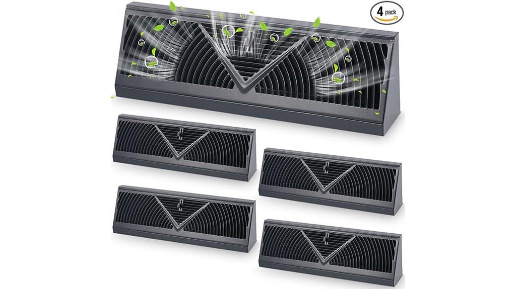 adjustable floor vent covers
