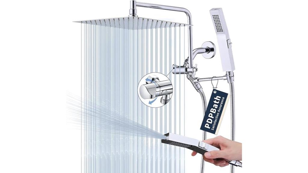 adjustable handheld rain shower