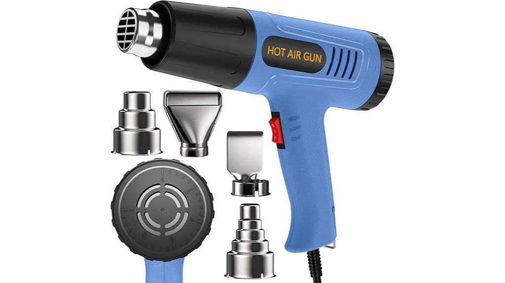 adjustable heat gun features