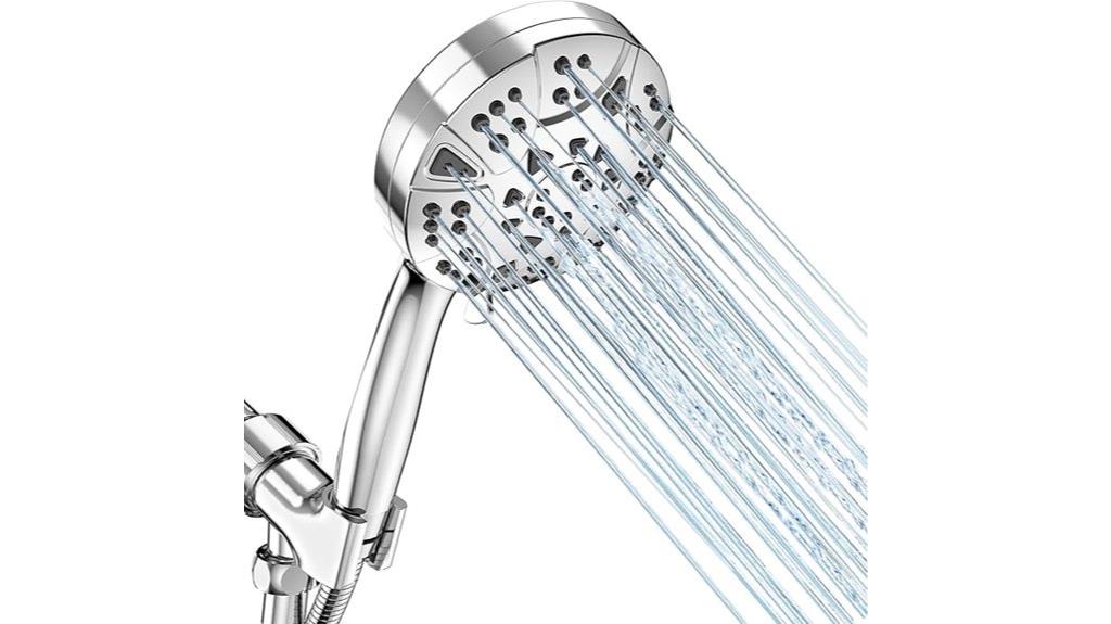adjustable high pressure shower