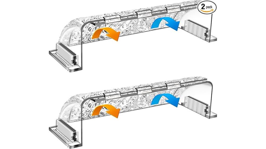 adjustable magnetic vent deflectors