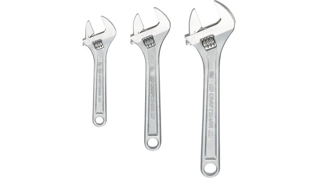 all steel adjustable wrench set