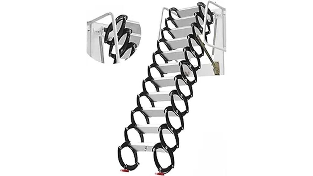 aluminum magnesium loft ladder
