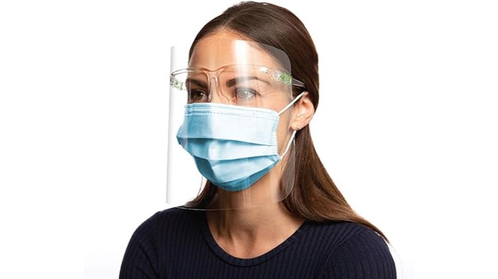 anti fog face shields pack