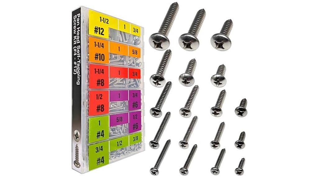 assorted 552 self tapping screws