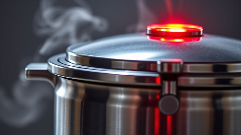 avoid pressure cooker burn