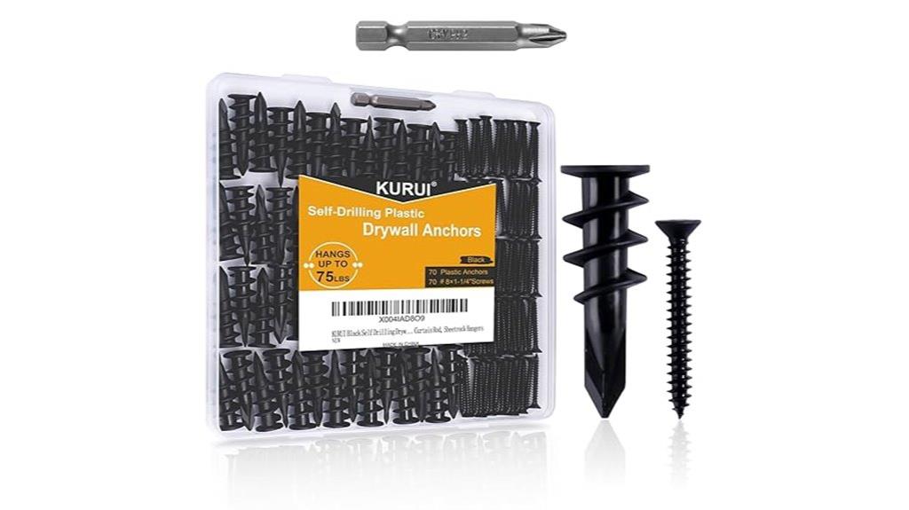 black self drilling anchors