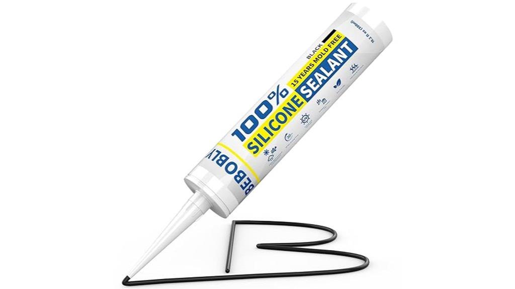 black silicone sealant 10 2 oz