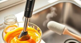 blend emulsify clean quickly