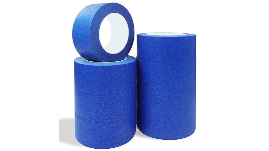 blue painter s tape 2 inch 8 rolls